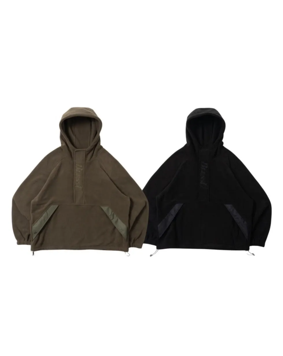 Half-zip fleece parka