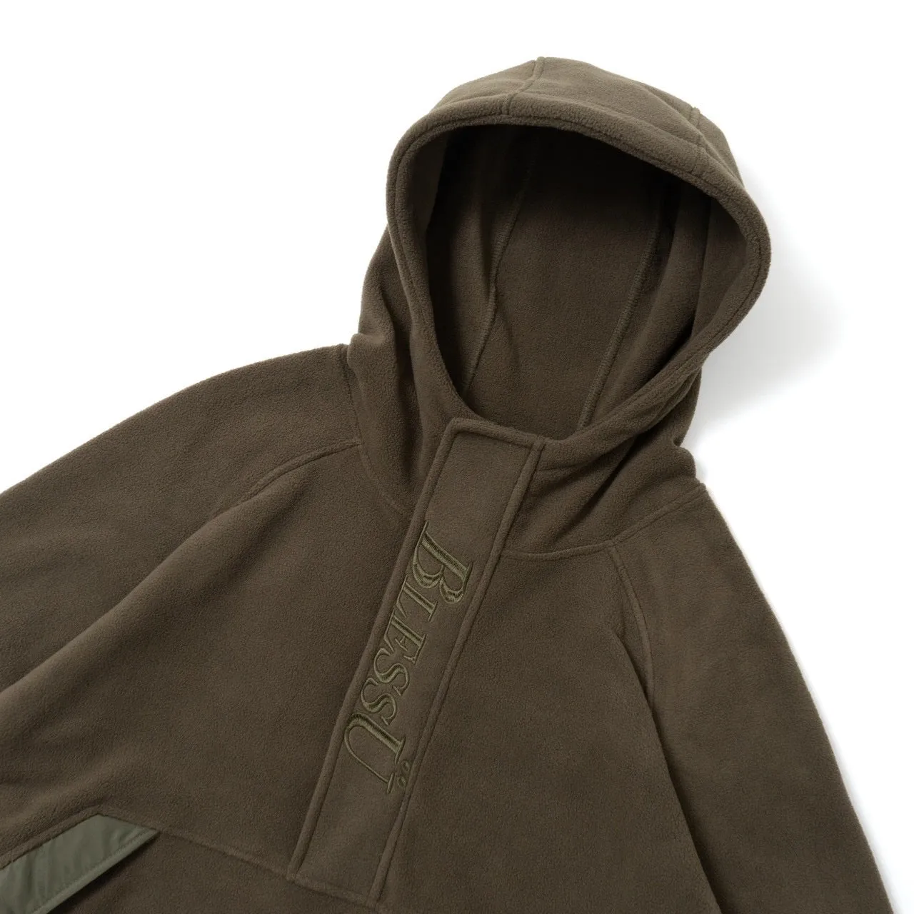 Half-zip fleece parka