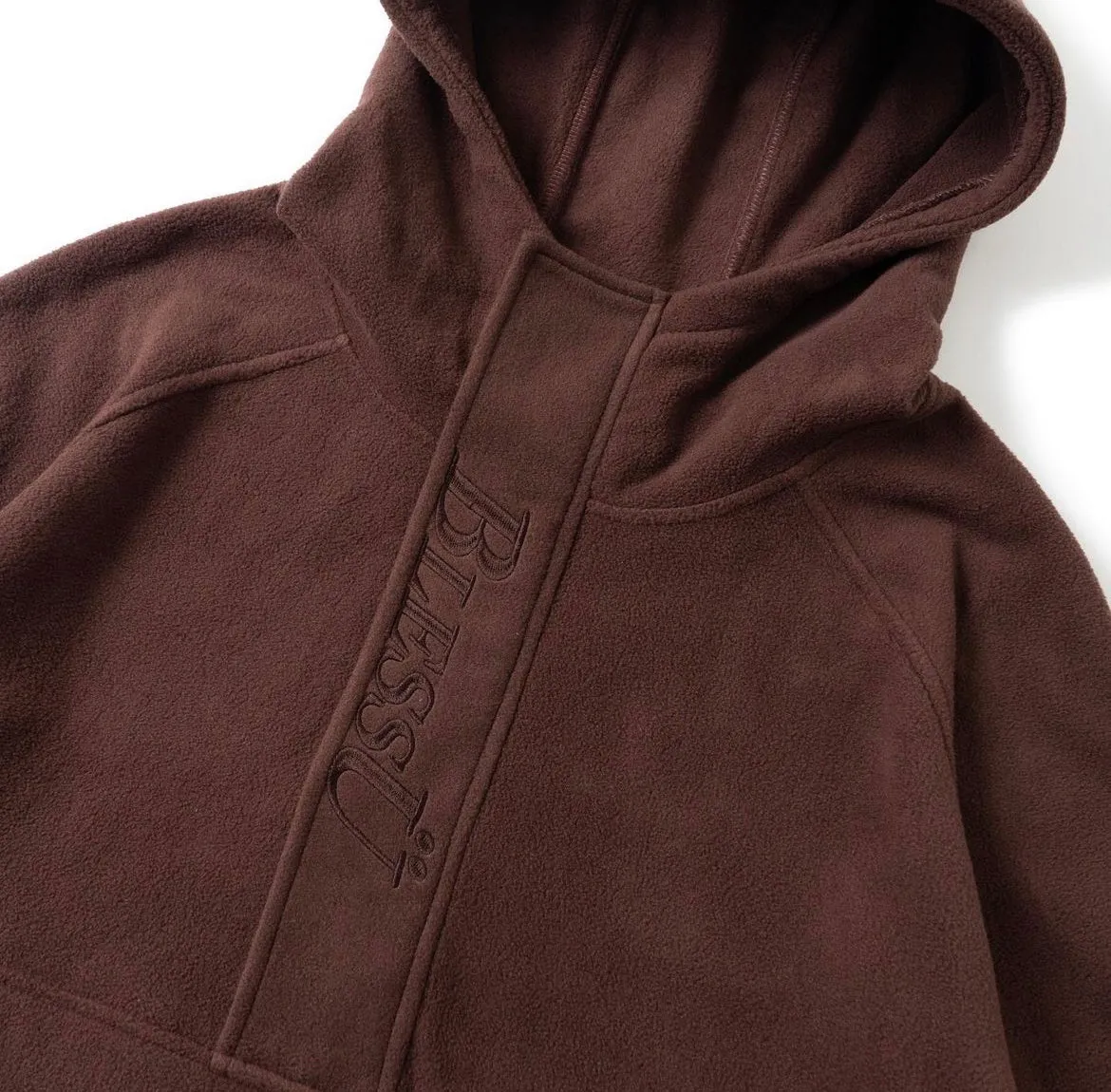 Half-zip fleece parka