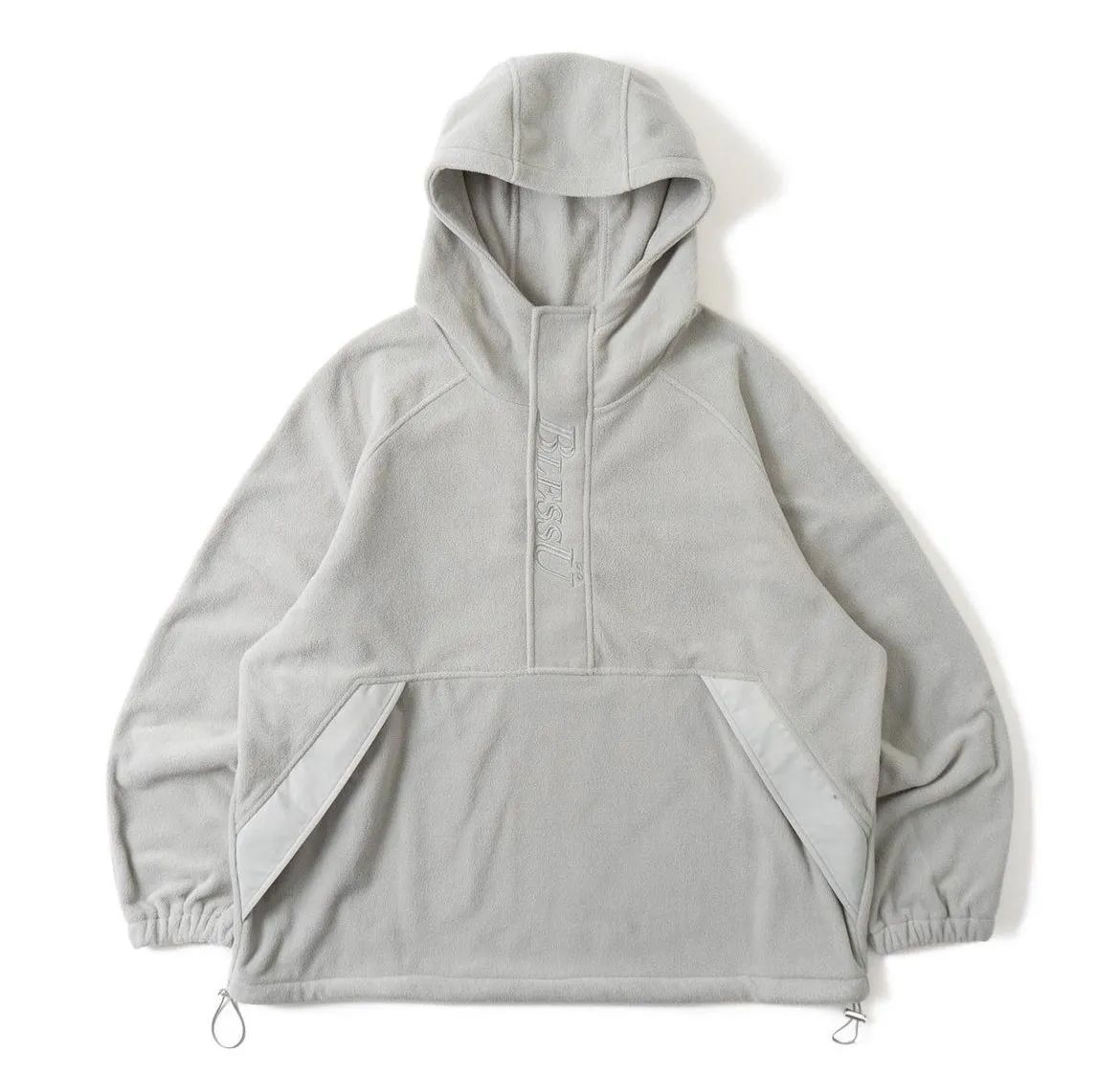 Half-zip fleece parka