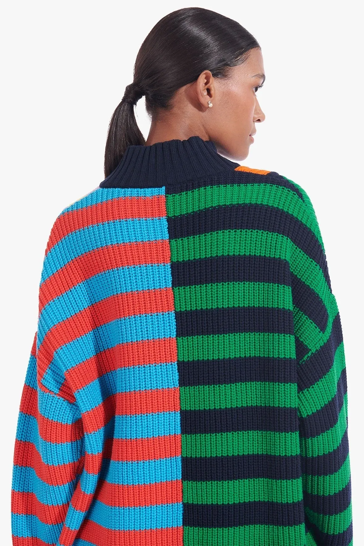 HAMPTON SWEATER | CABANA STRIPE MULTI