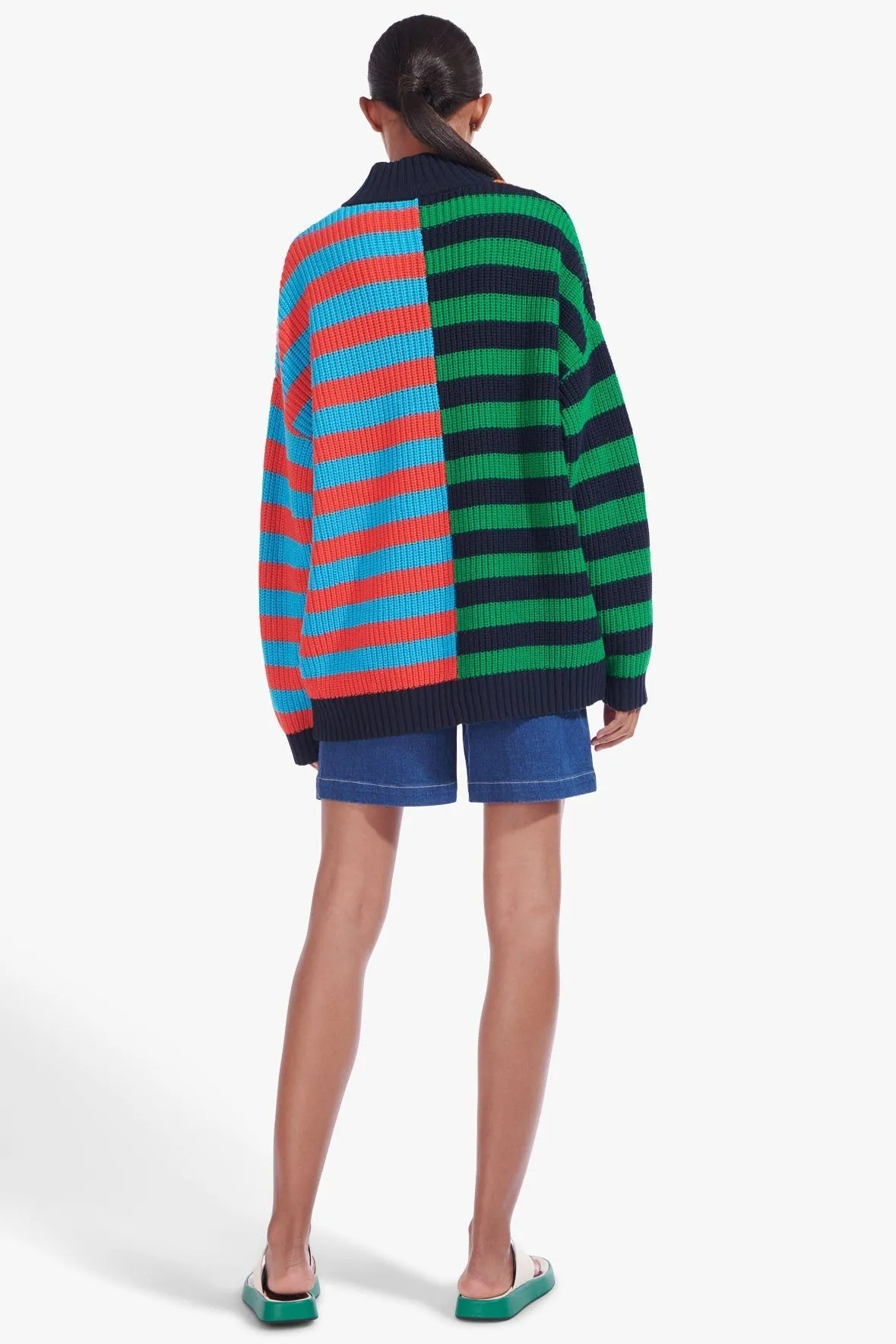 HAMPTON SWEATER | CABANA STRIPE MULTI