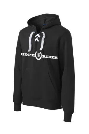 Hope Rides Lace-Up Pullover Hoodie