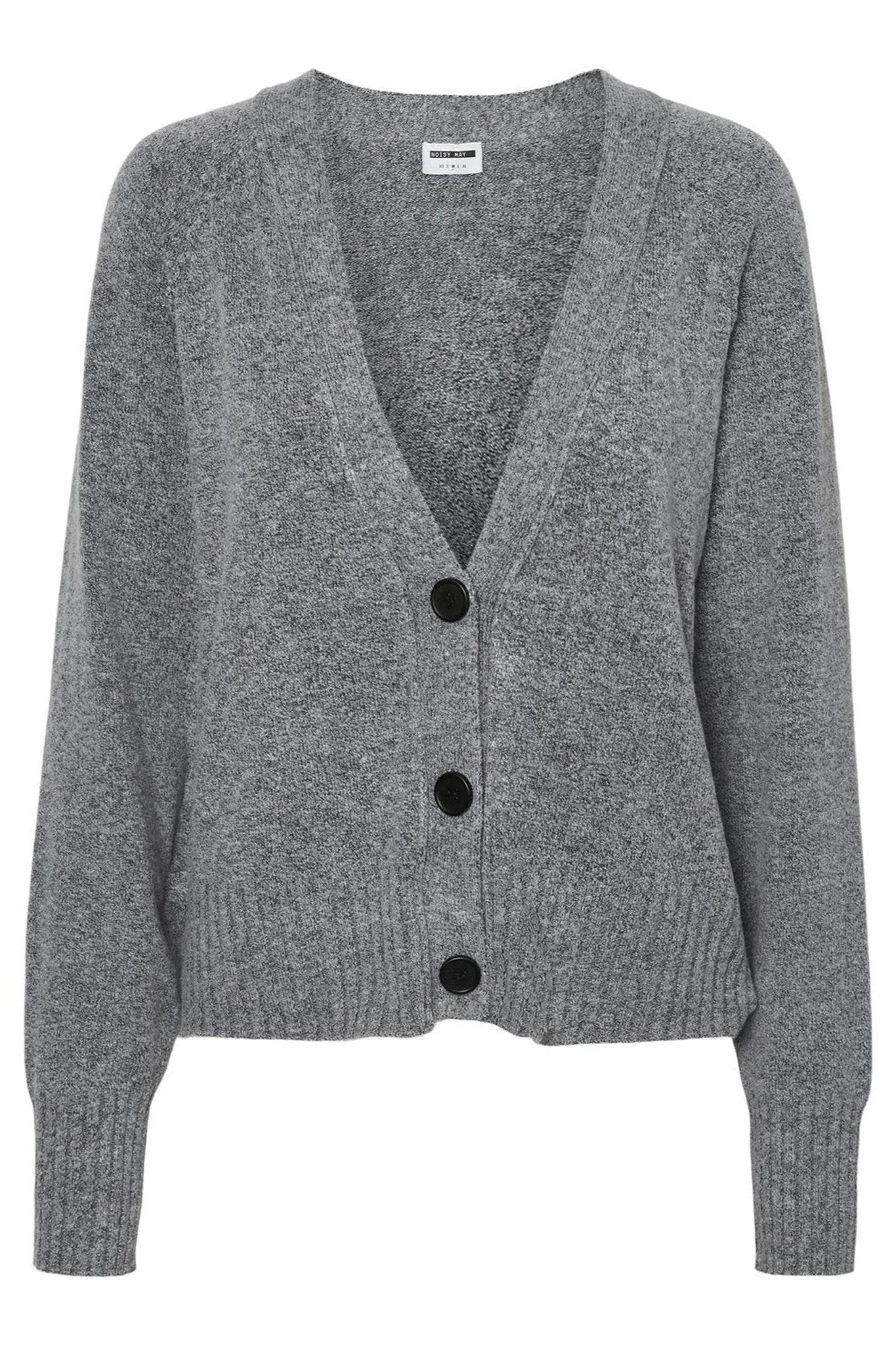 Ian Long Sleeve Cardigan - Medium Grey