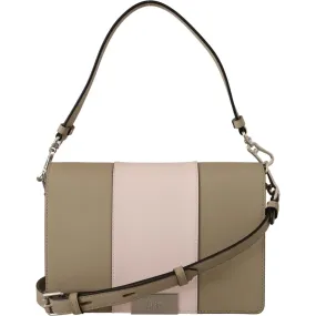 Karl Lagerfeld Chic Sage Shoulder Bag with Dual Straps