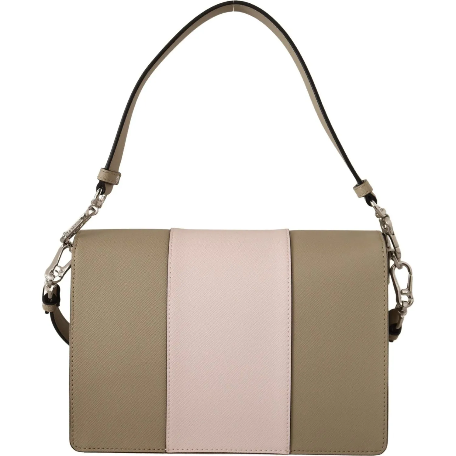 Karl Lagerfeld Chic Sage Shoulder Bag with Dual Straps