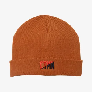 Kid camel knit beanie