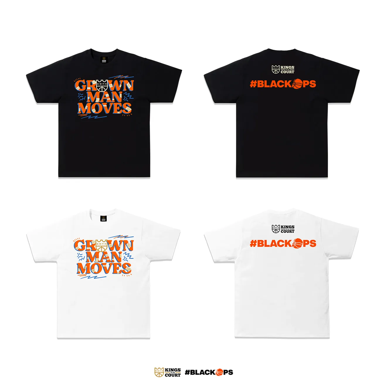 KOTC "Grown Man Moves" - Black / White