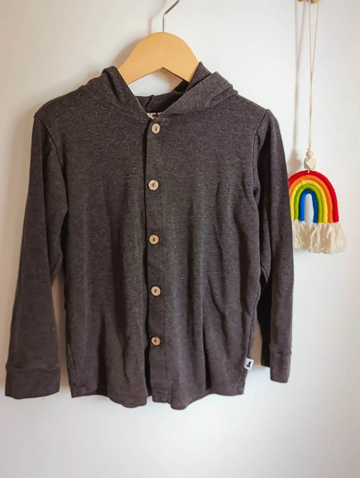 Little & Lively Hooded Button-Up Cardigan (5/6T)