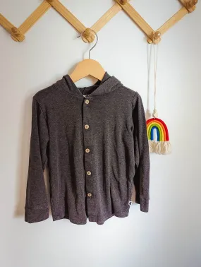 Little & Lively Hooded Button-Up Cardigan (5/6T)