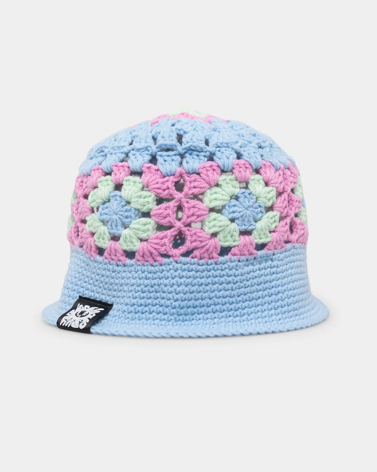 Loiter Crochet Bucket Hat Multi Pastel