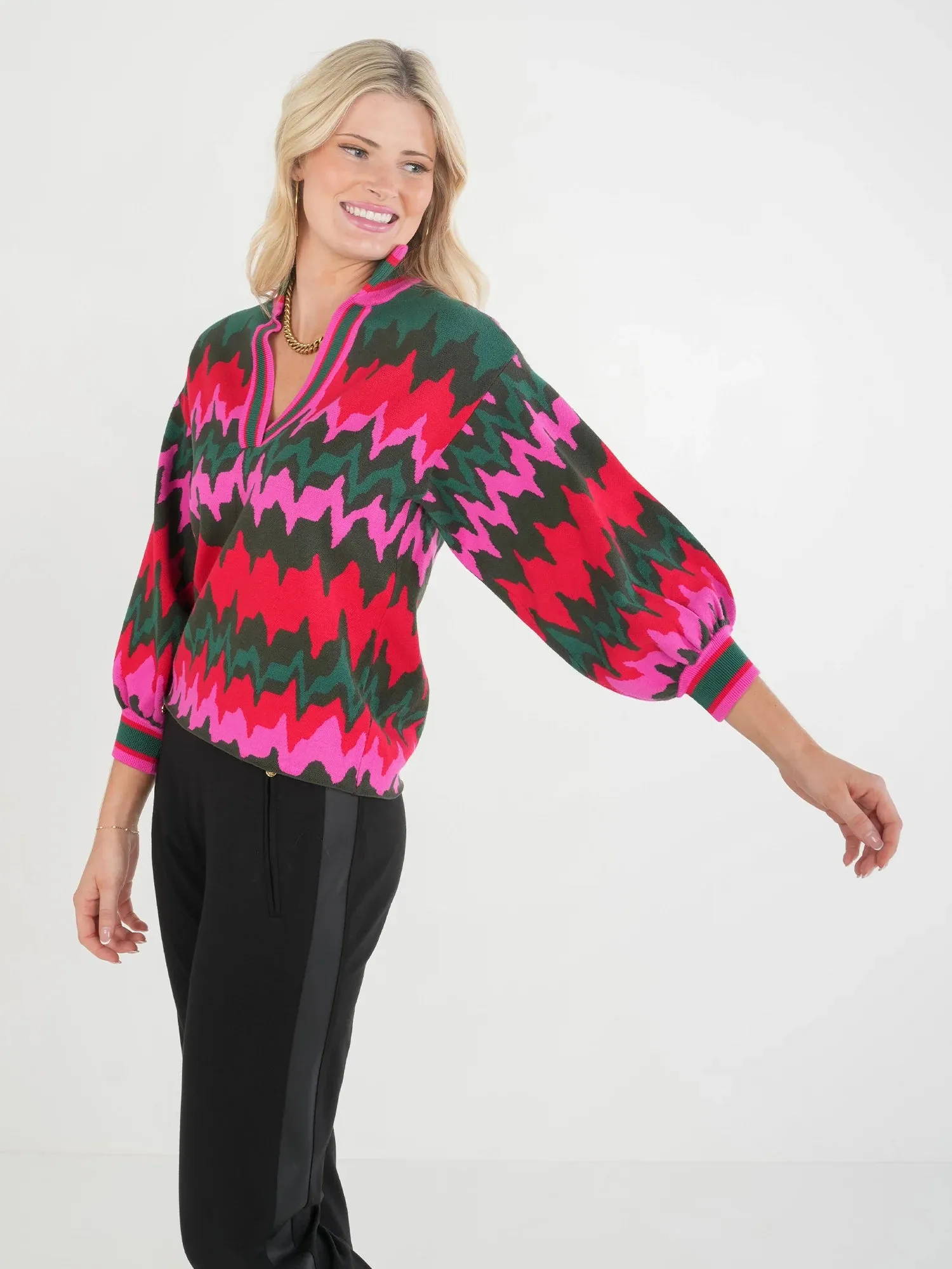 Lolli Sweater - Ruby Ripple