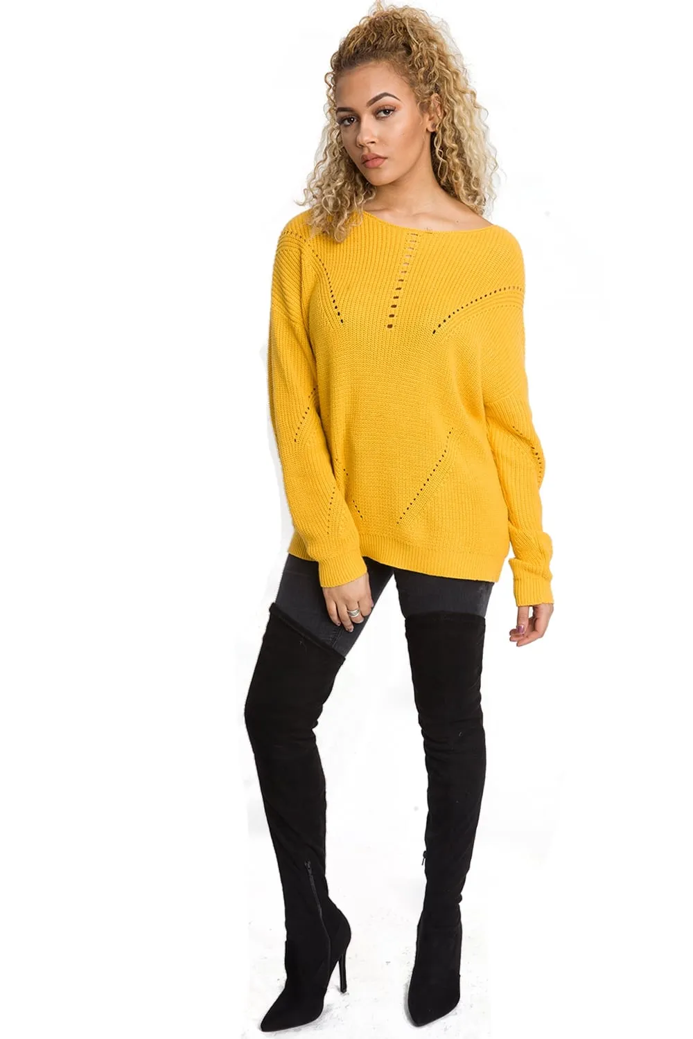 Longline Knit Jumper