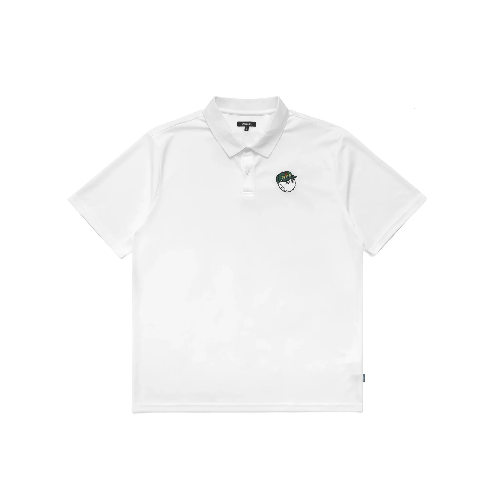 Malbon Golf Mens Pimento Performance Pique Polo Shirt