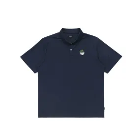 Malbon Golf Mens Pimento Performance Pique Polo