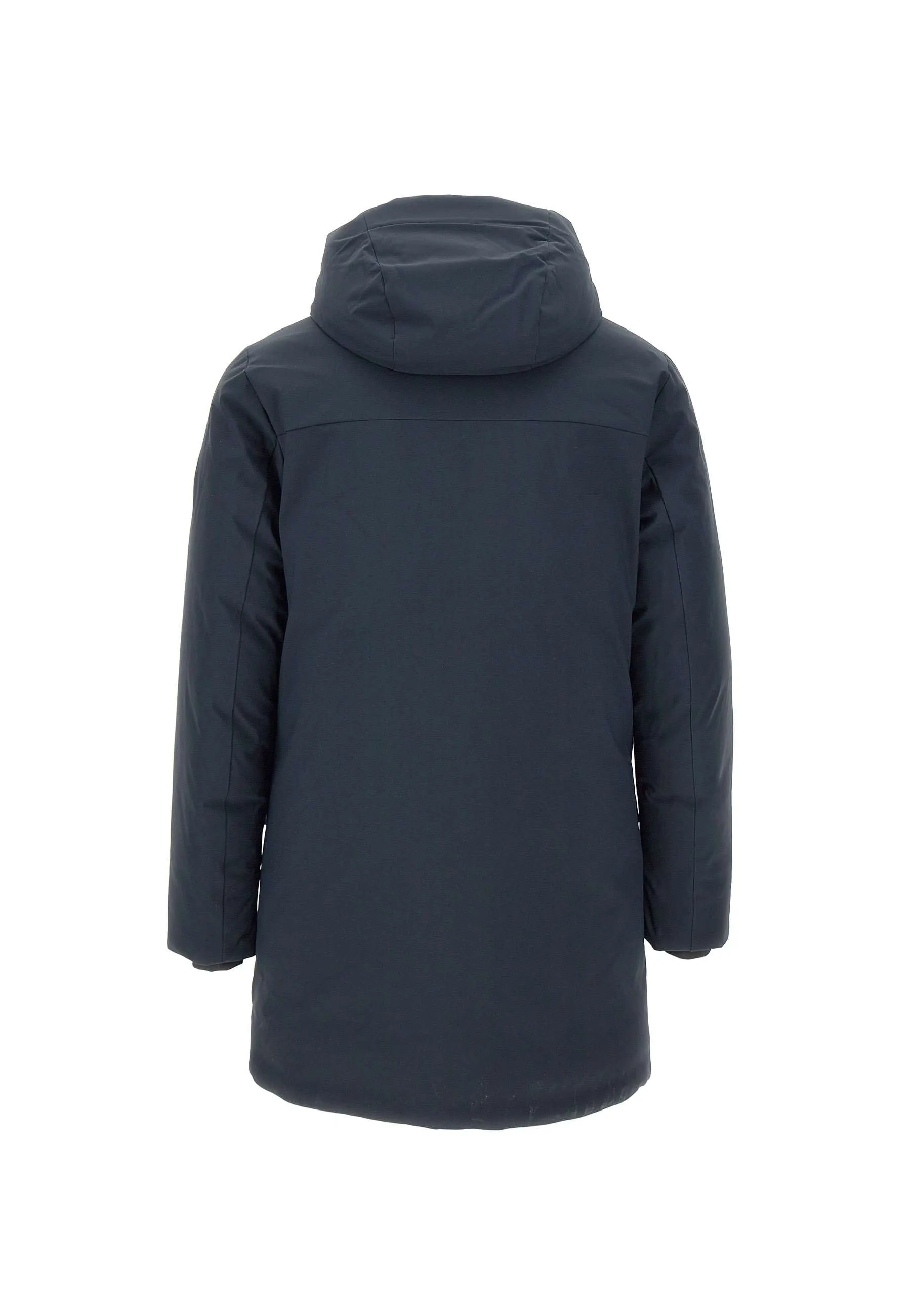 Men's Blue Parka with Hood