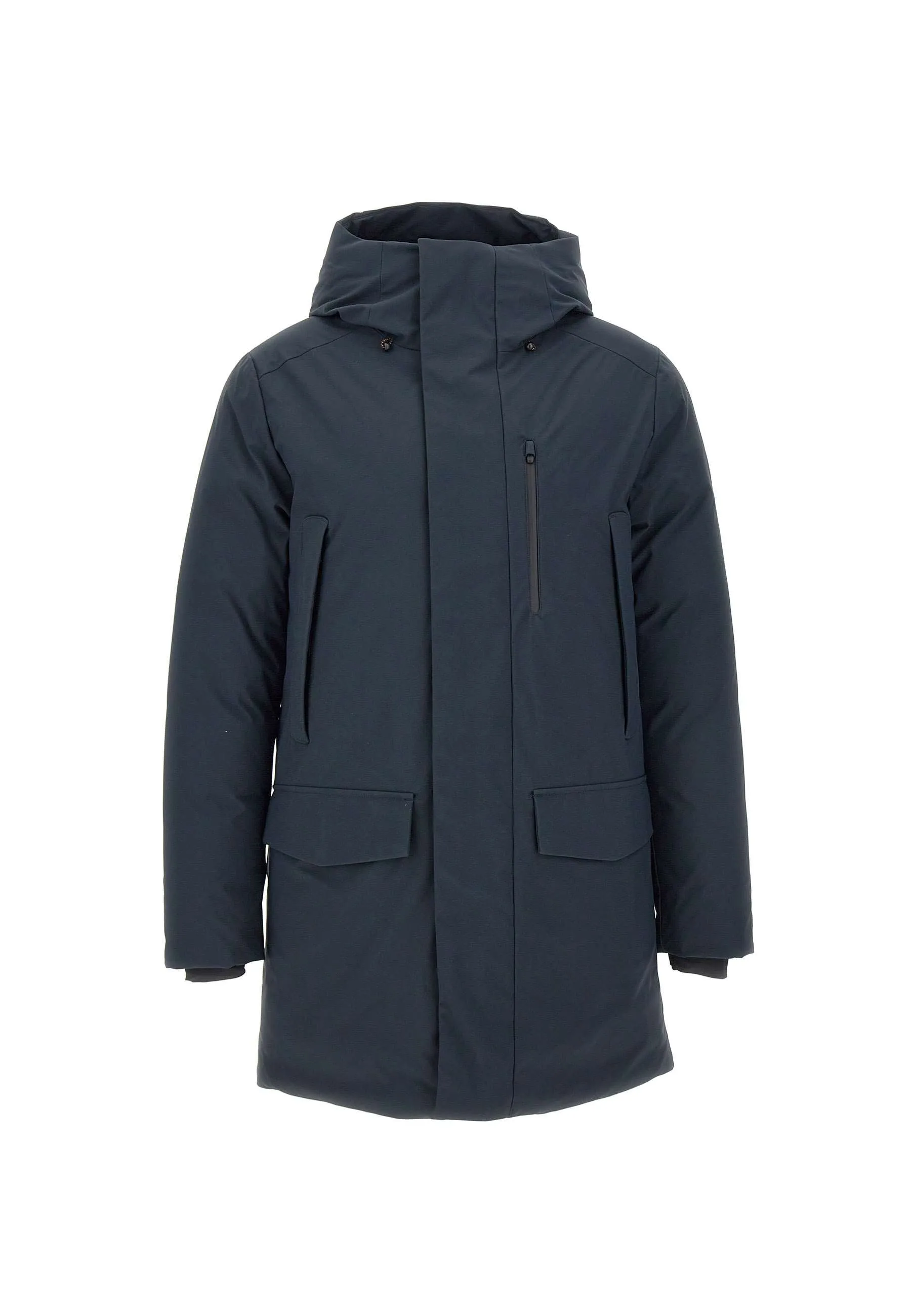 Men's Blue Parka with Hood