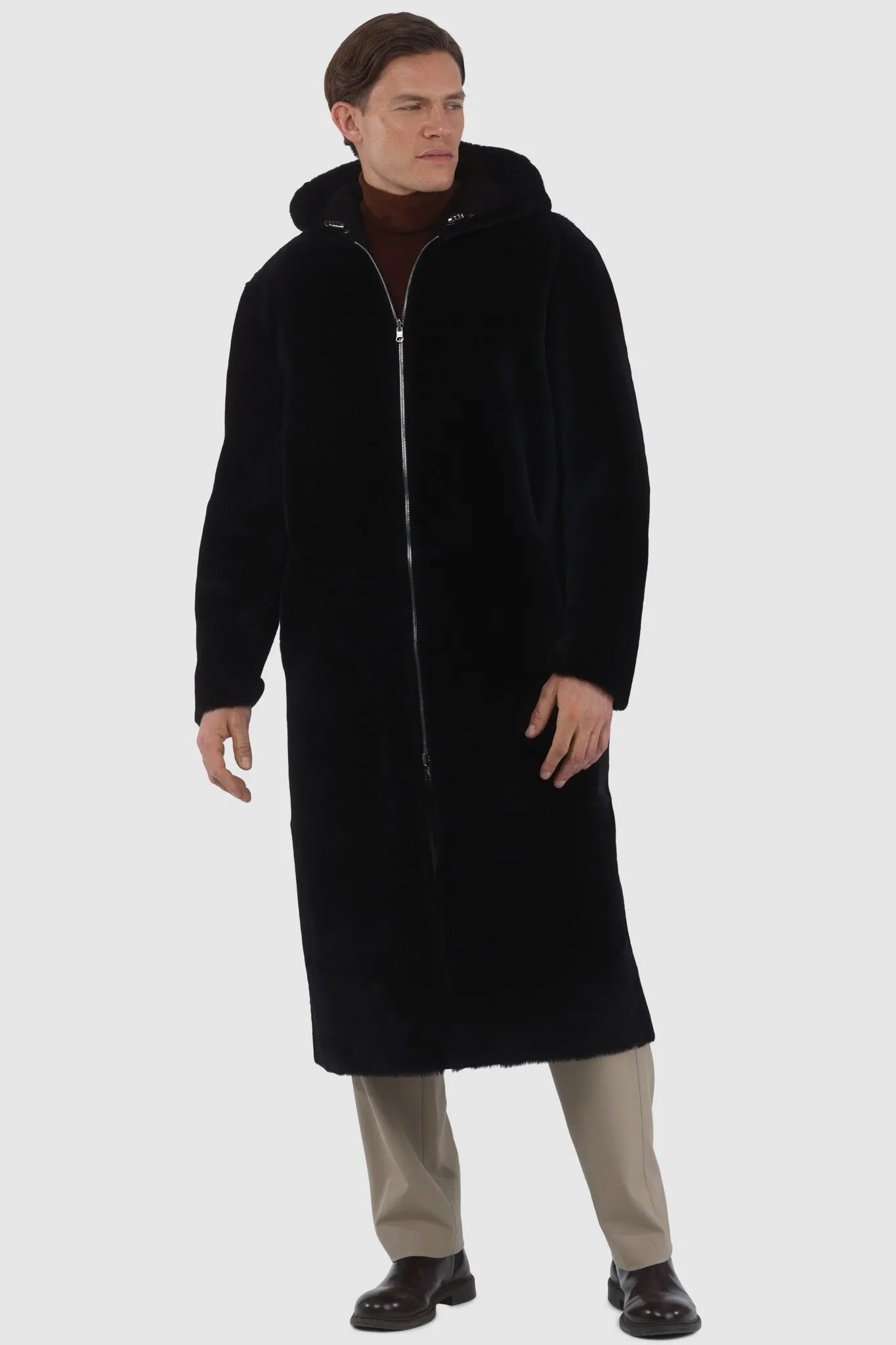 Men's Reversible Merino Shearling Lamb Parka