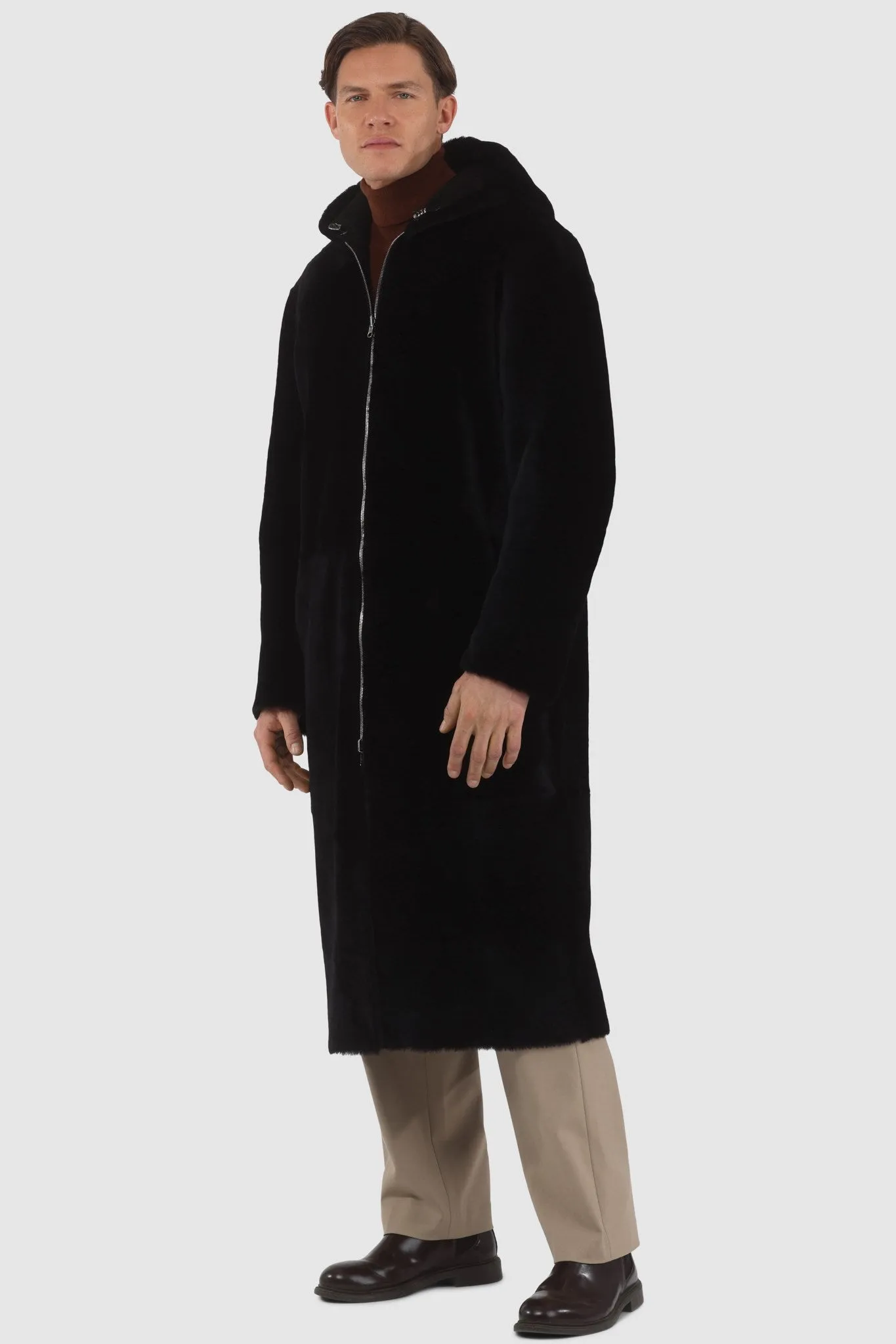 Men's Reversible Merino Shearling Lamb Parka