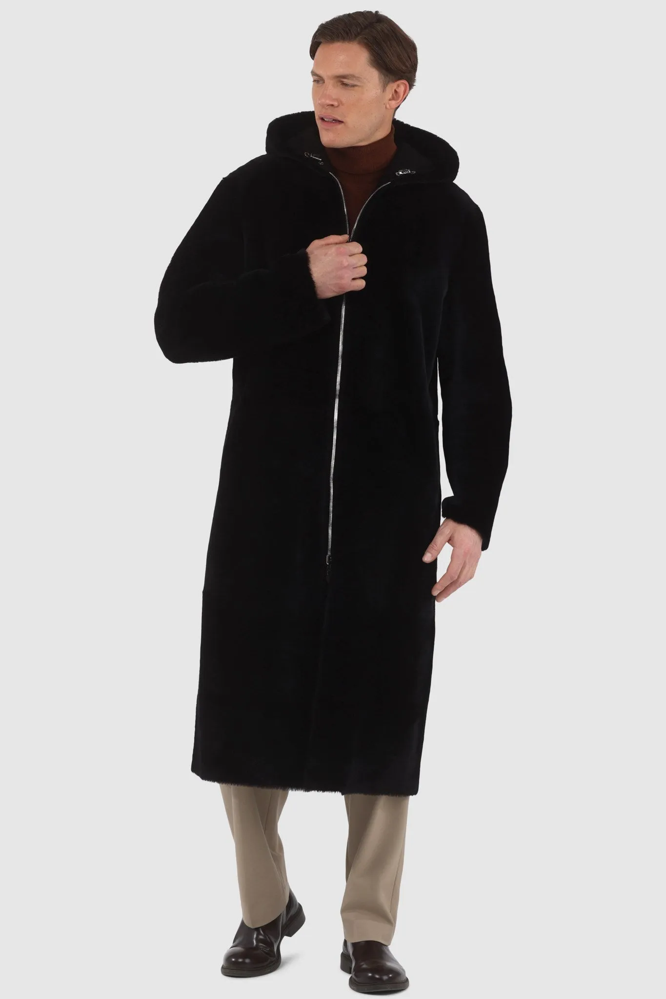 Men's Reversible Merino Shearling Lamb Parka