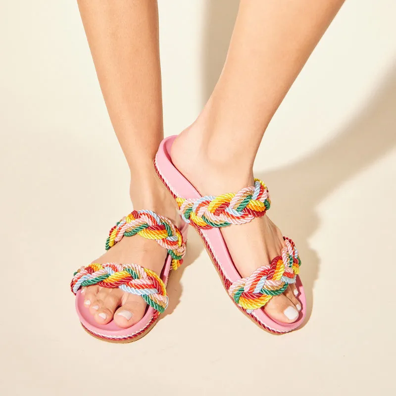 Michelle Footbed Sandal in Multicolor