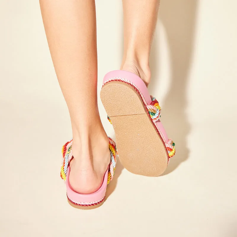 Michelle Footbed Sandal in Multicolor