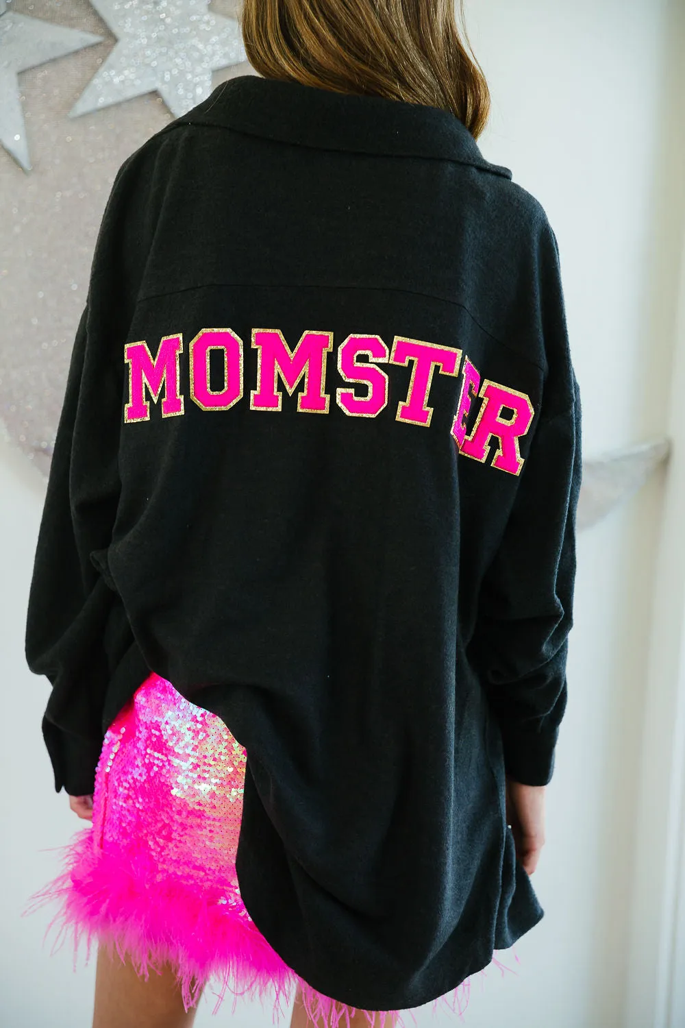 MOMSTER BLACK SHACKET