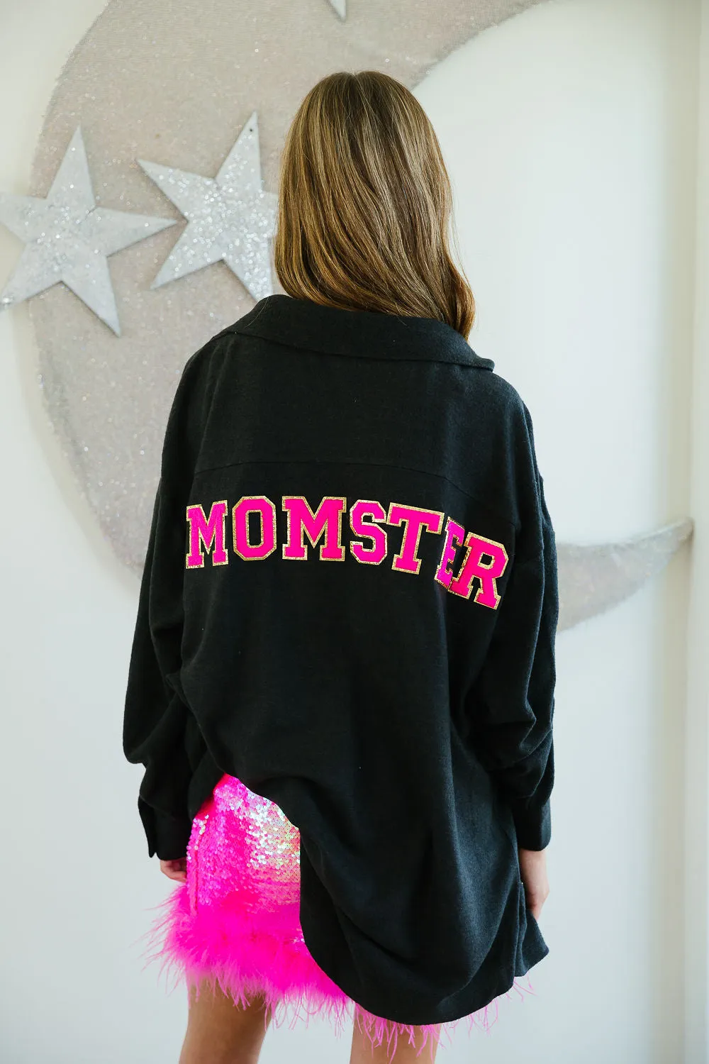 MOMSTER BLACK SHACKET