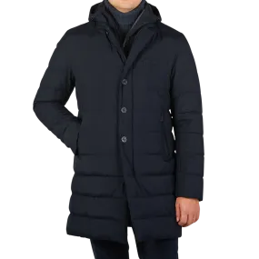 Navy Blue Nylon Gore-Tex Legend Coat