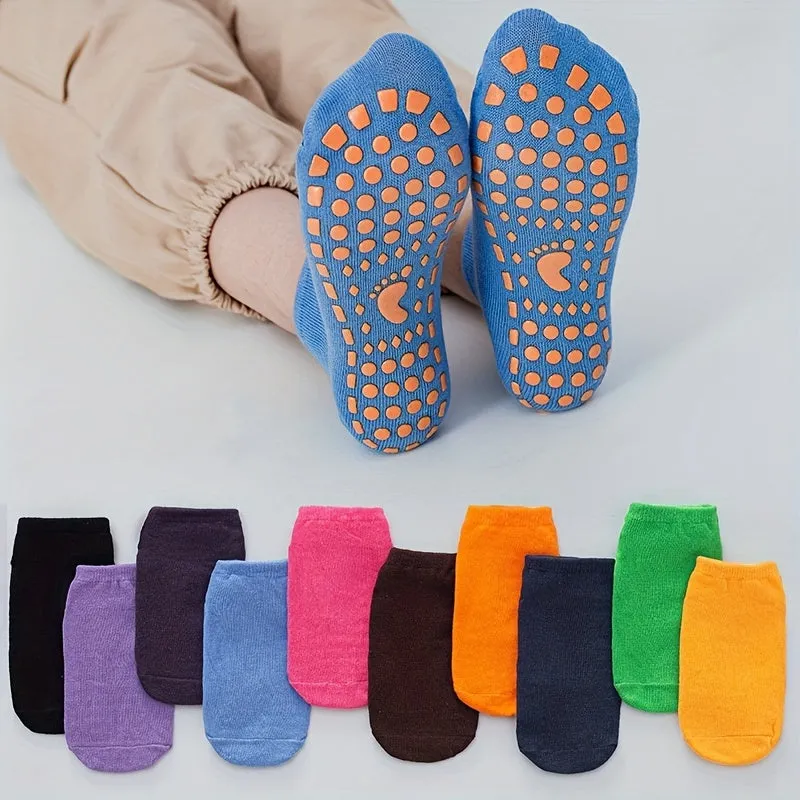 Nonslip Trampoline Socks Matching Elastic Socks for Kids and Adults