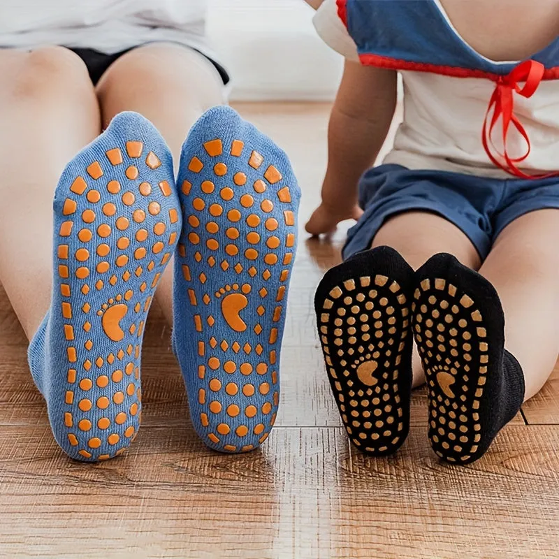 Nonslip Trampoline Socks Matching Elastic Socks for Kids and Adults