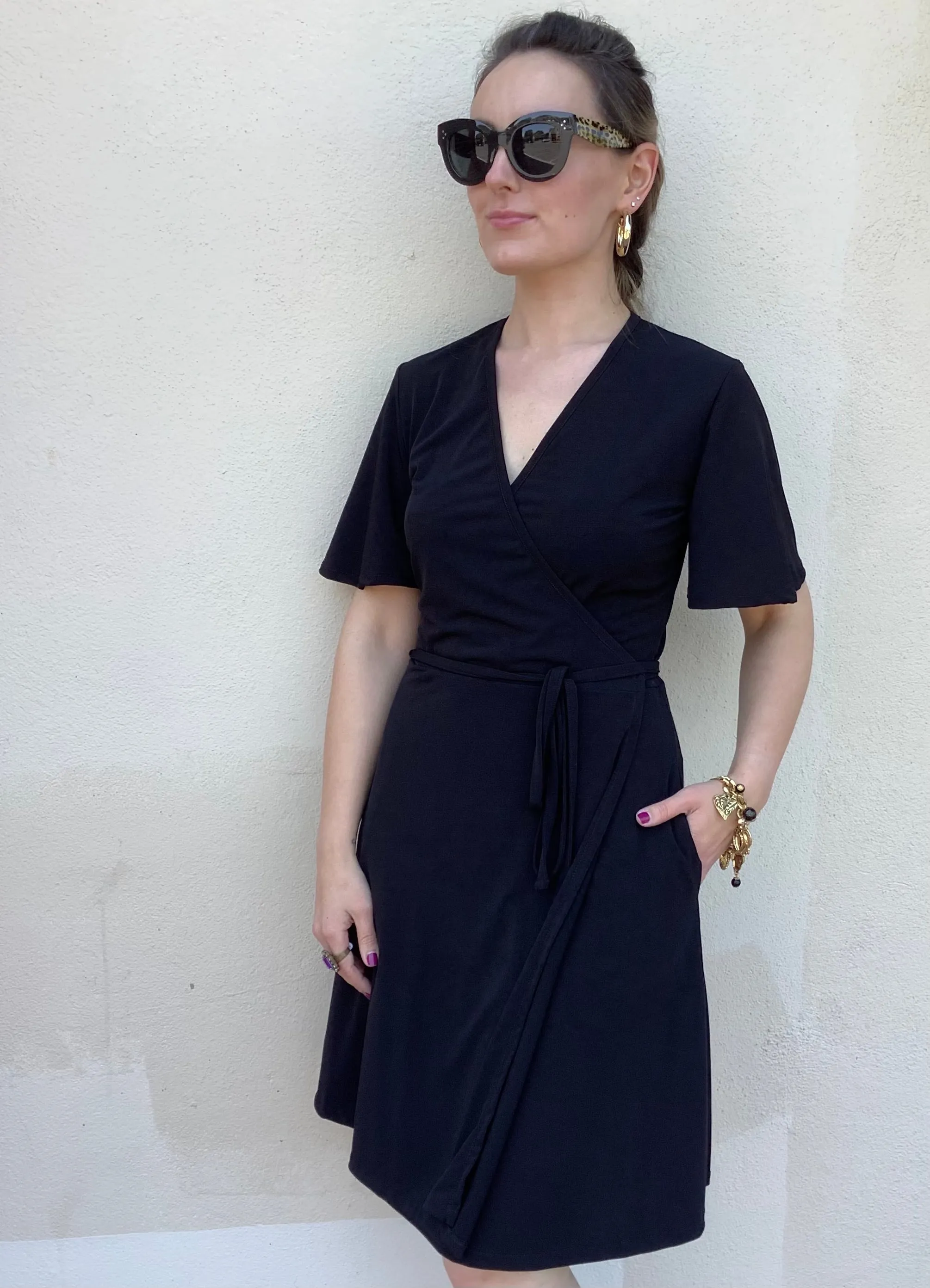 Obsidian Wrap Dress