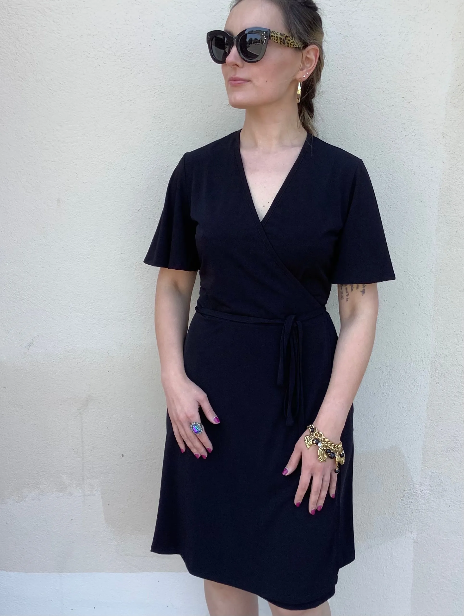 Obsidian Wrap Dress