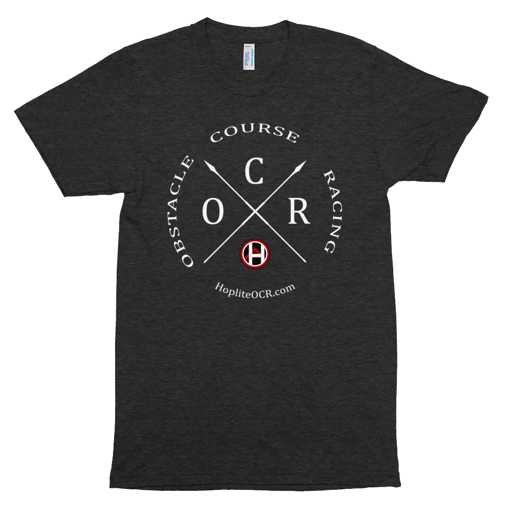 Obstacle Course Racing Crossed Spears Unisex Tri-Blend Track Shirt