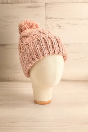 Orion Pink | Knit Tuque w/ Pompom