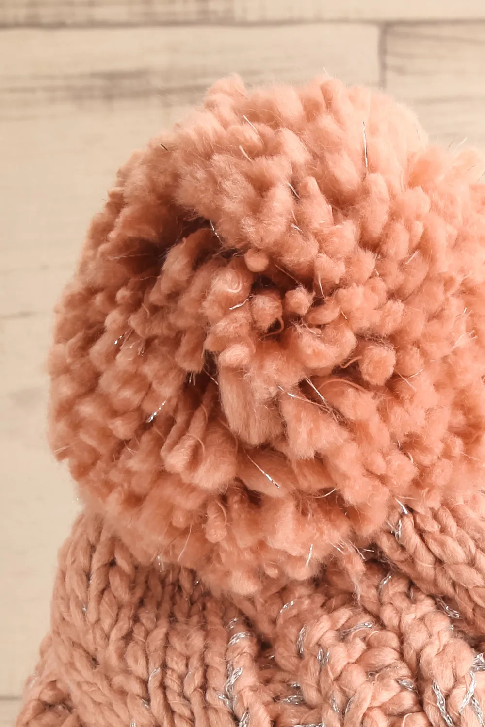 Orion Pink | Knit Tuque w/ Pompom