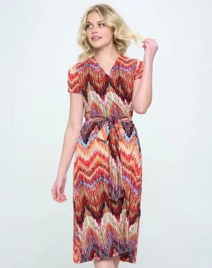 Paintbrush Wrap Dress