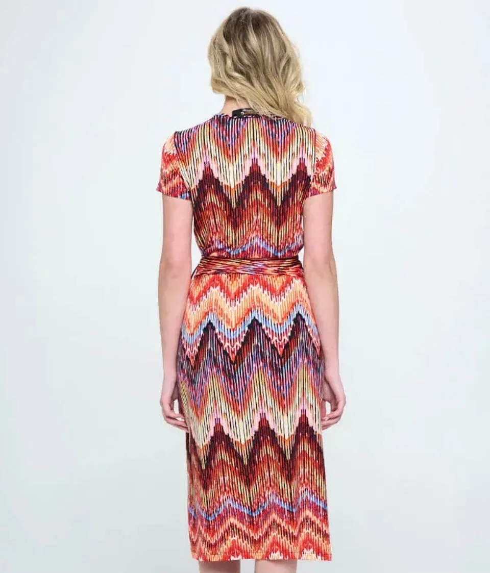 Paintbrush Wrap Dress