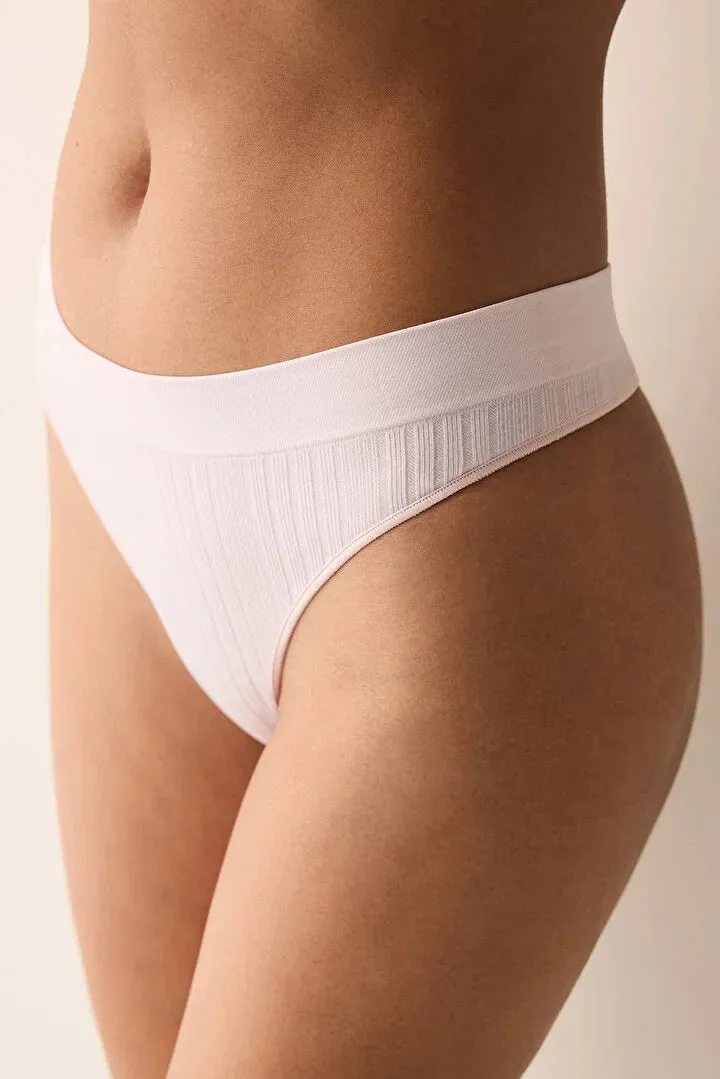 Penti Seamless Lilac Thong Panties