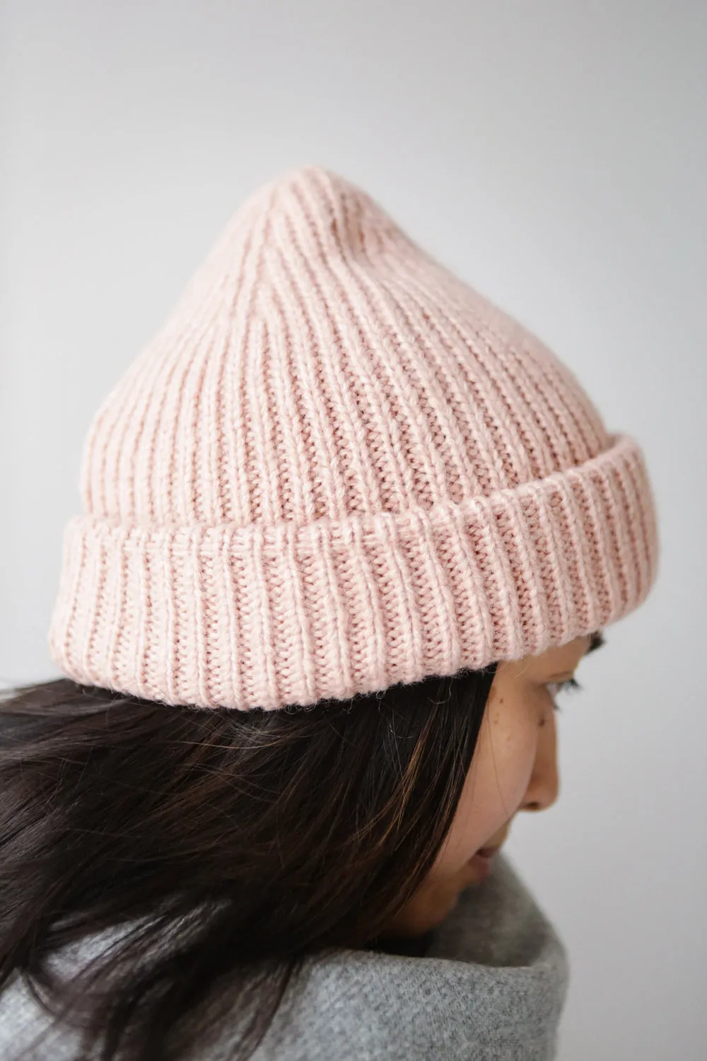 Phoenix Pink | Rolled Up Knit Tuque