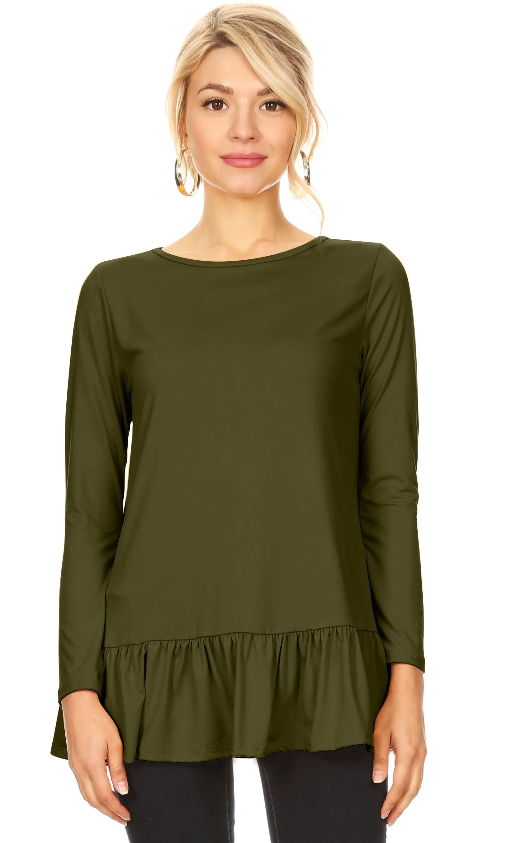 Play With Peplum Tunic Top