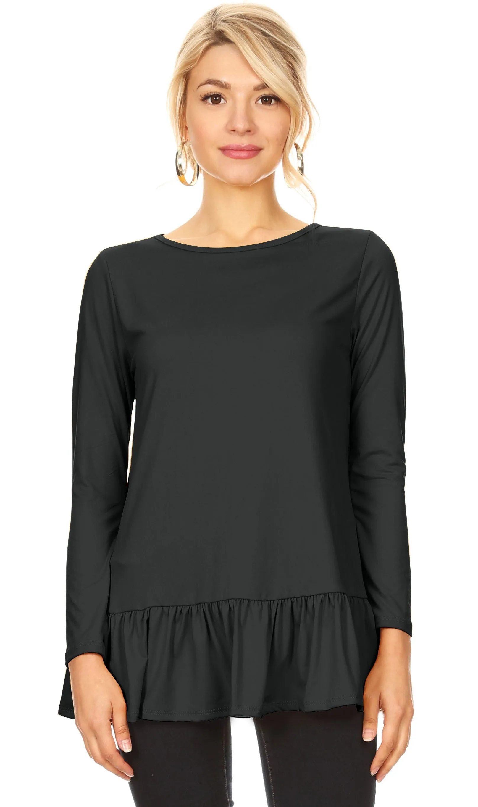 Play With Peplum Tunic Top