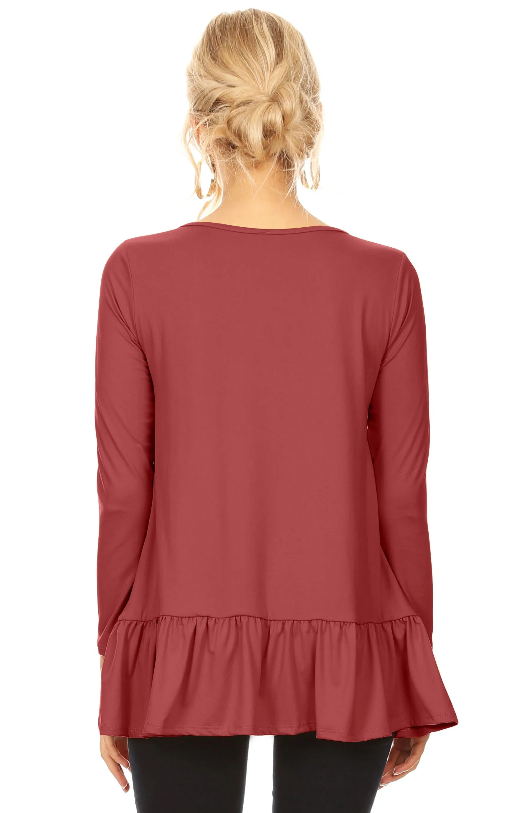 Play With Peplum Tunic Top