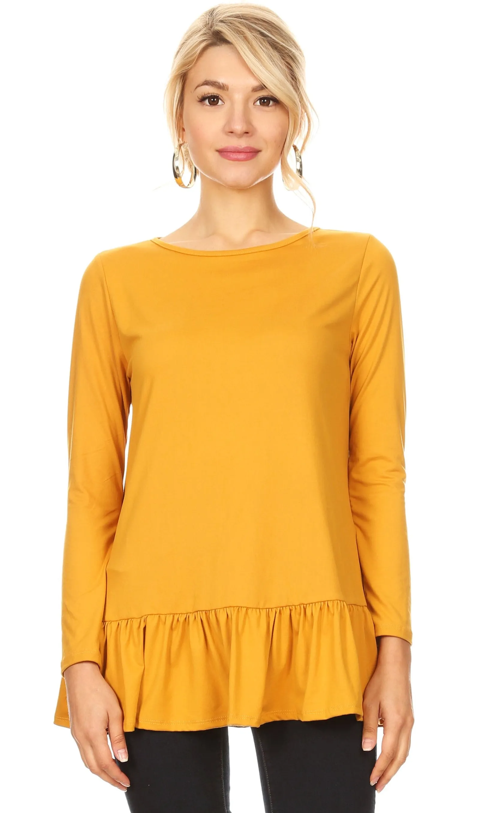 Play With Peplum Tunic Top