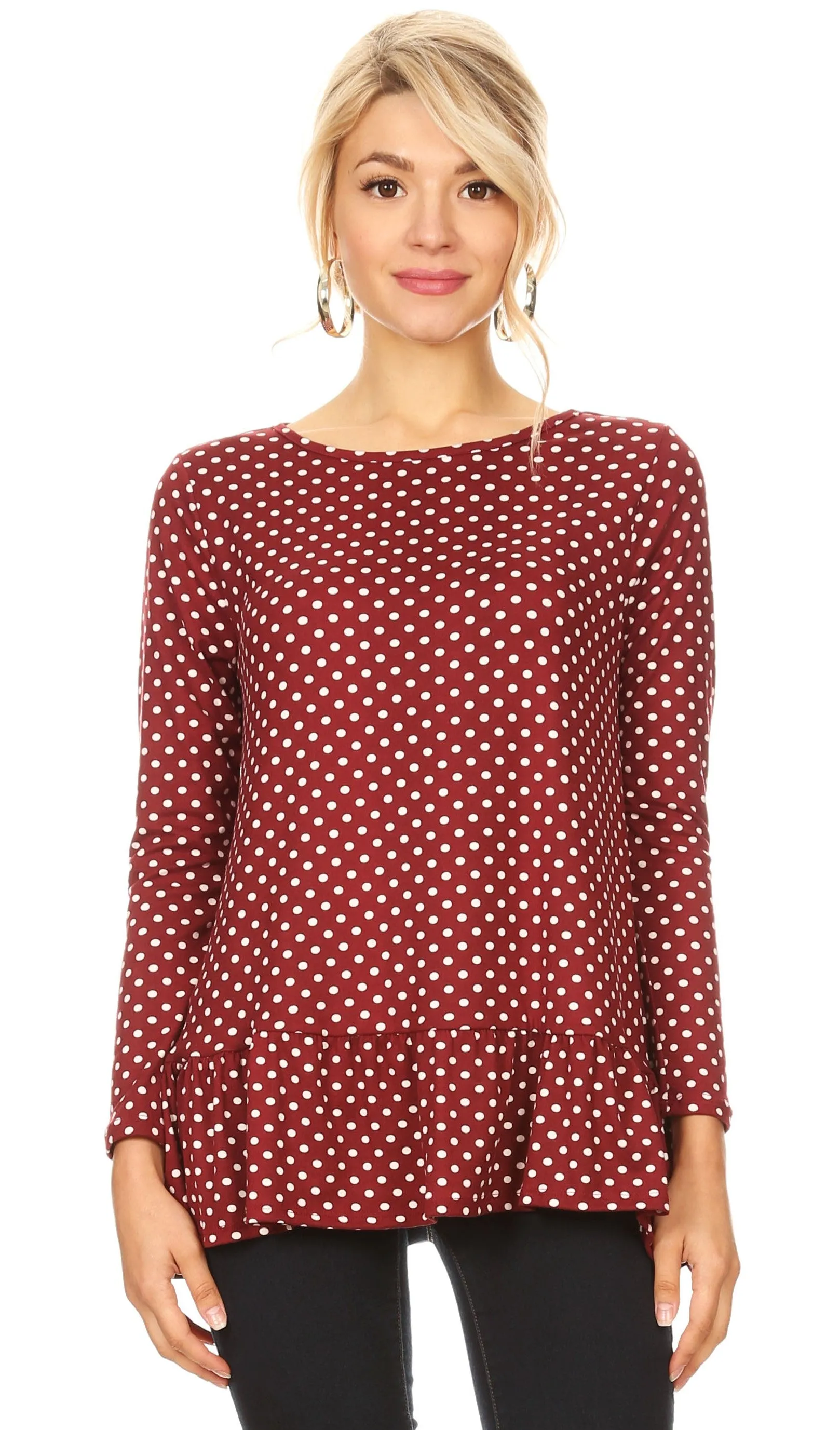 Play With Peplum Tunic Top