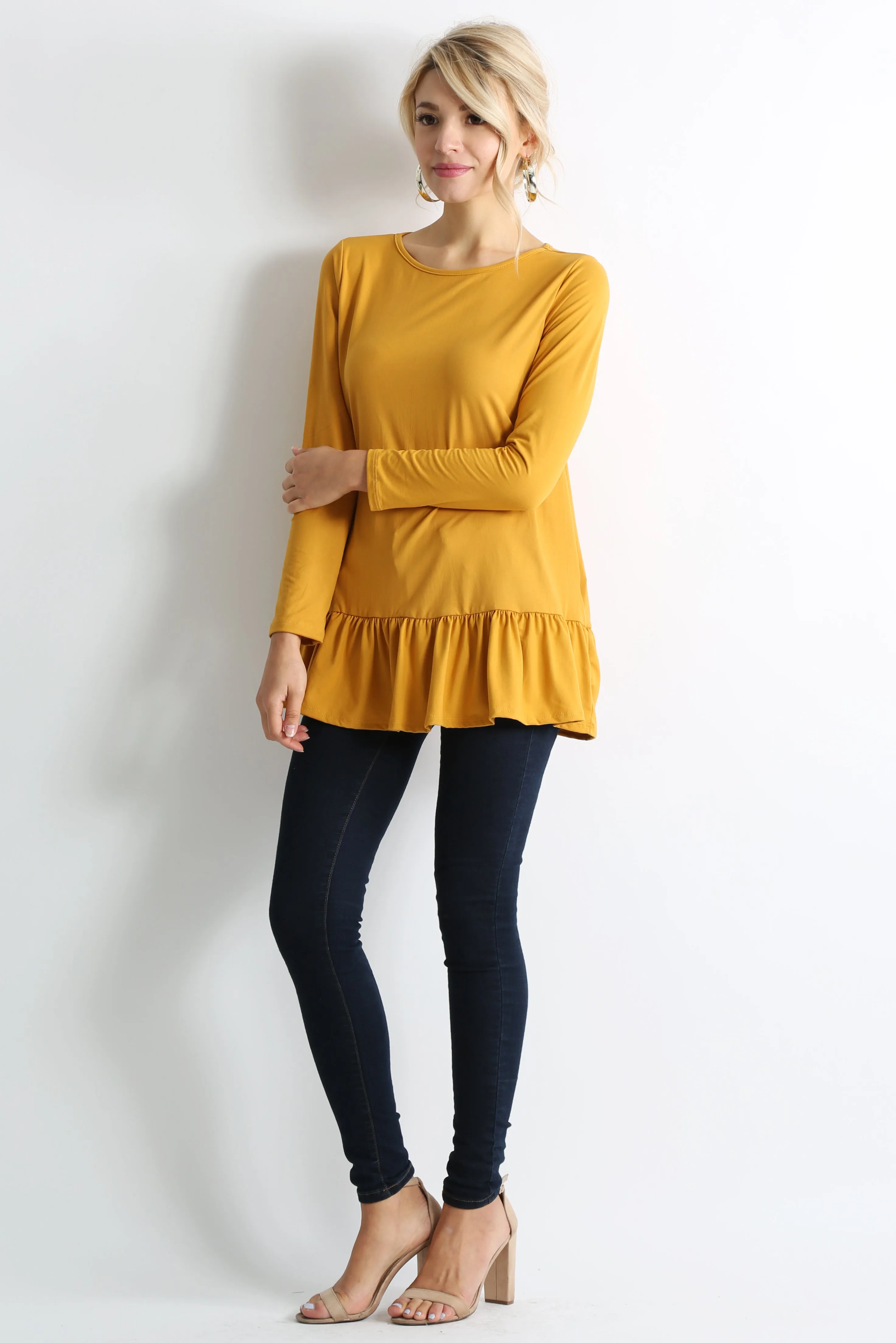 Play With Peplum Tunic Top