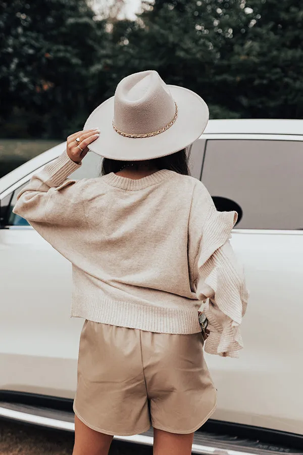 Retreat To The Mountains Sweater In Birch