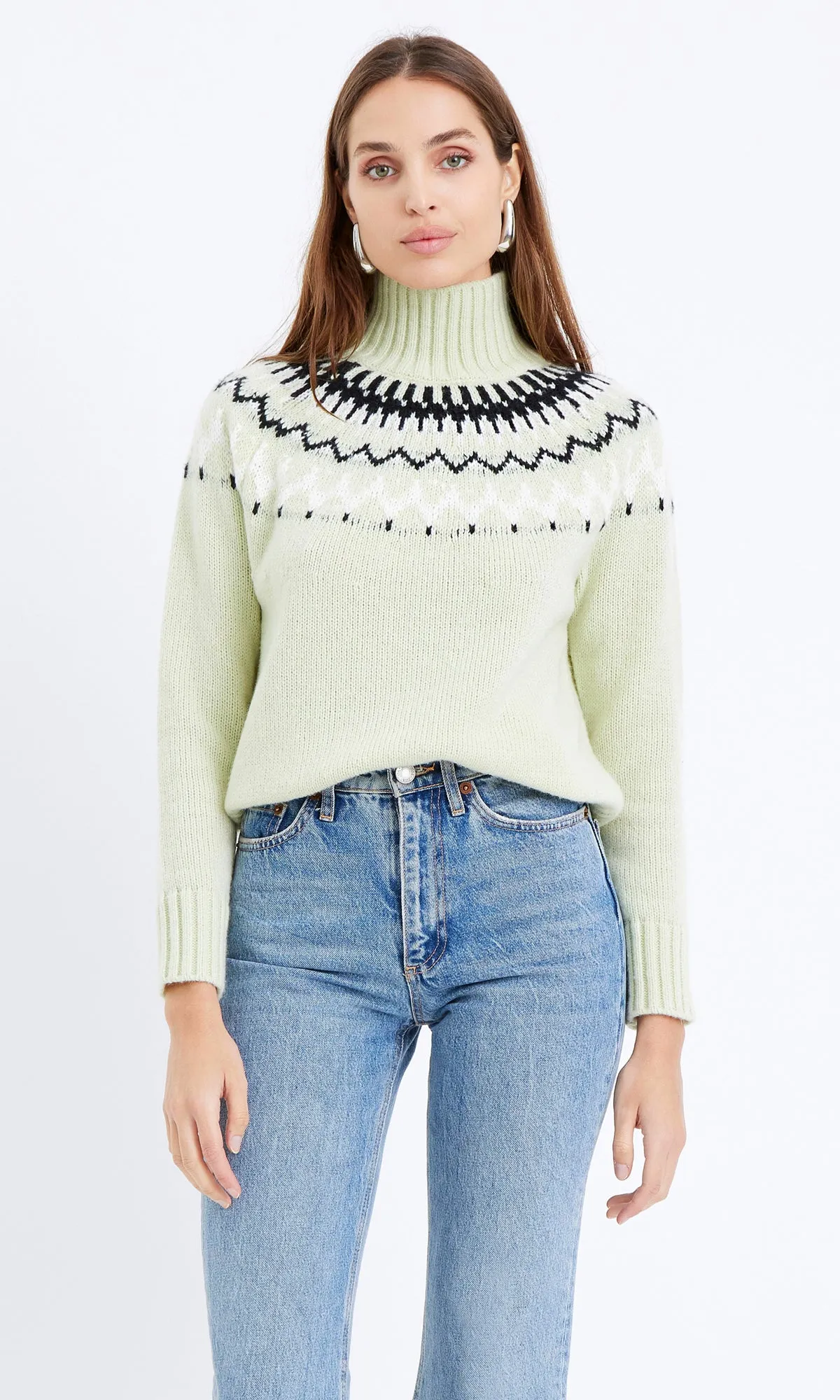 Rita Mock Neck Sweater