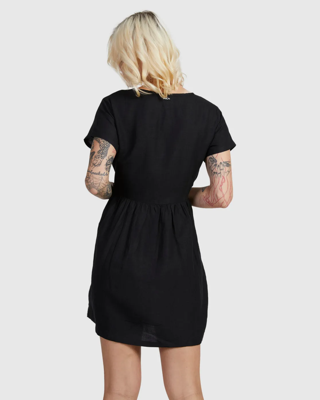 RVCA Wrapped Mini Dress