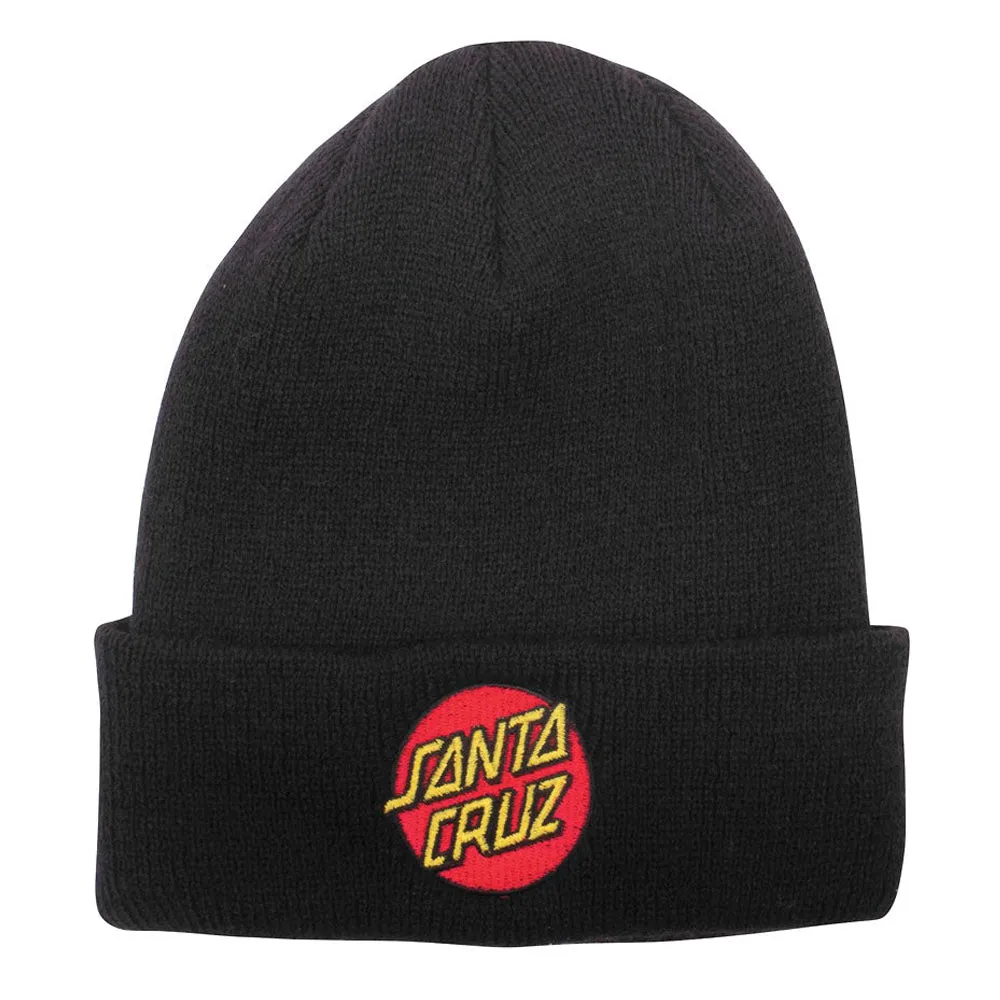 Santa Cruz Beanie Classic Dot Black